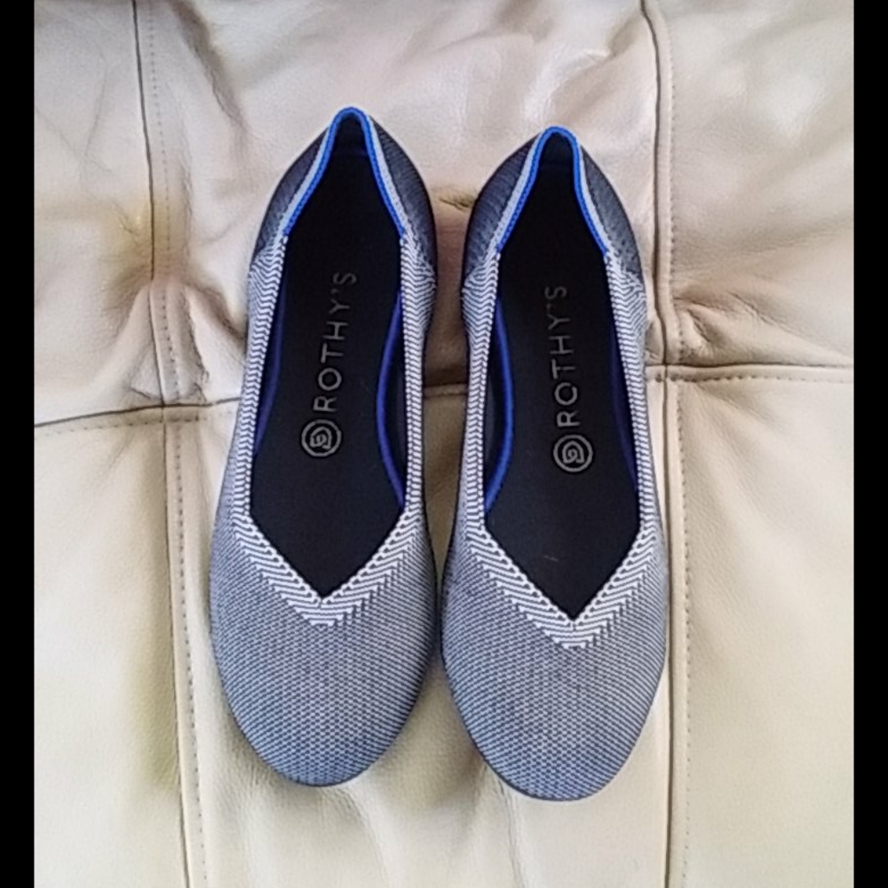 Rothy’s The Flat in charcoal 9